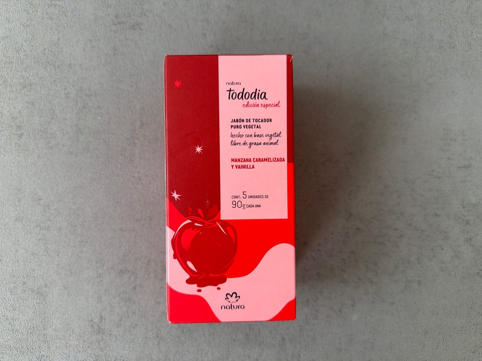Jabones Tododia manzana y vainilla 5 unidades