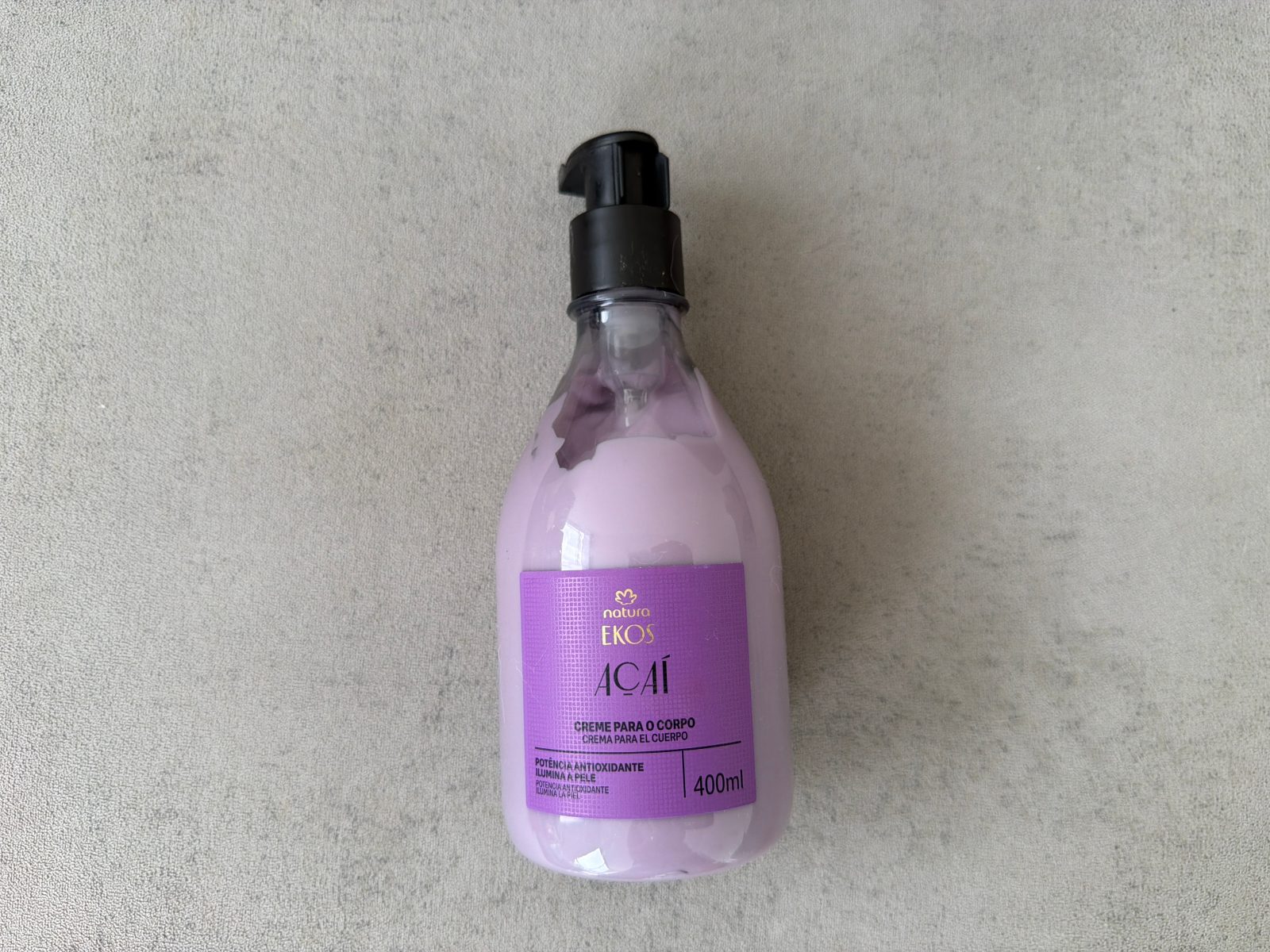 Crema corporal Ekos açaí 400 ml